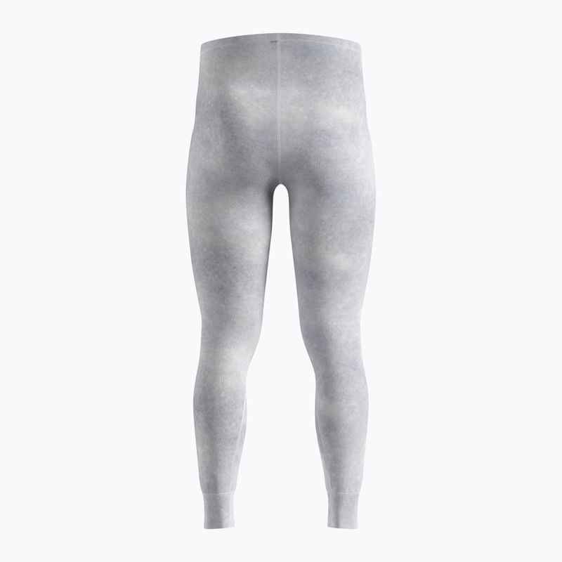 Spodnie termoaktywne męskie ODLO Active Warm X Pow Bl Bottom Long odlo silver grey 2