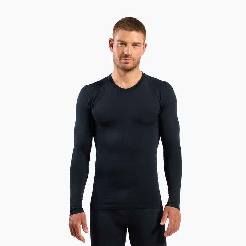 Bluza termoaktywna męska ODLO Performance Warm Bl Top Crew Neck black