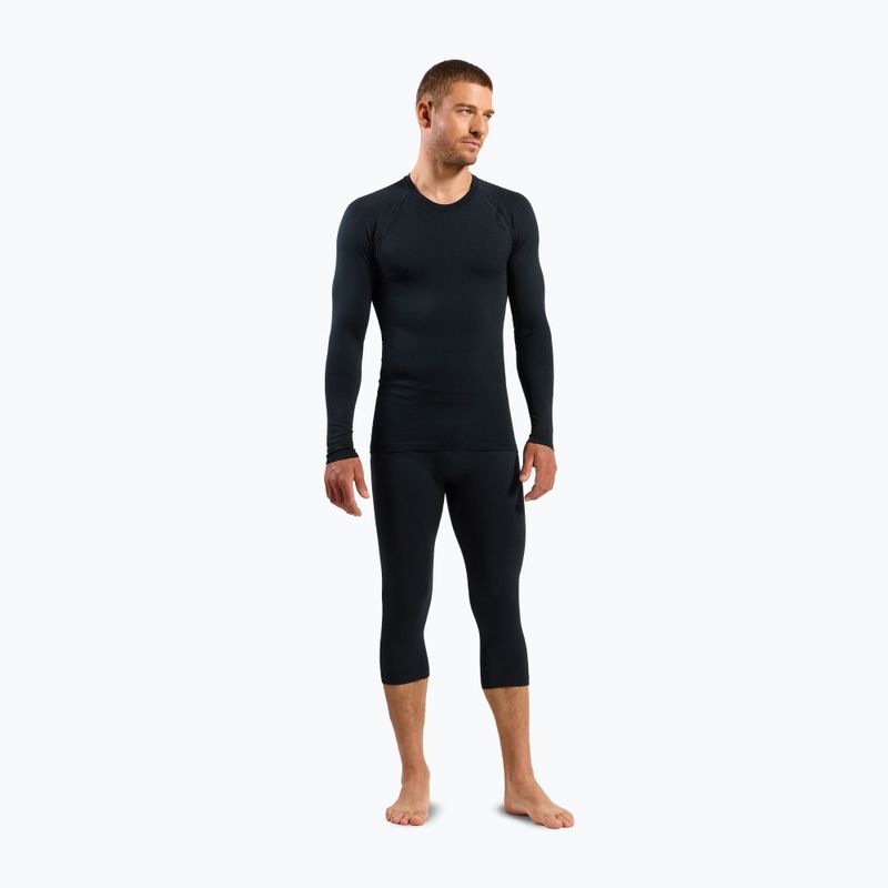 Bluza termoaktywna męska ODLO Performance Warm Bl Top Crew Neck black 2