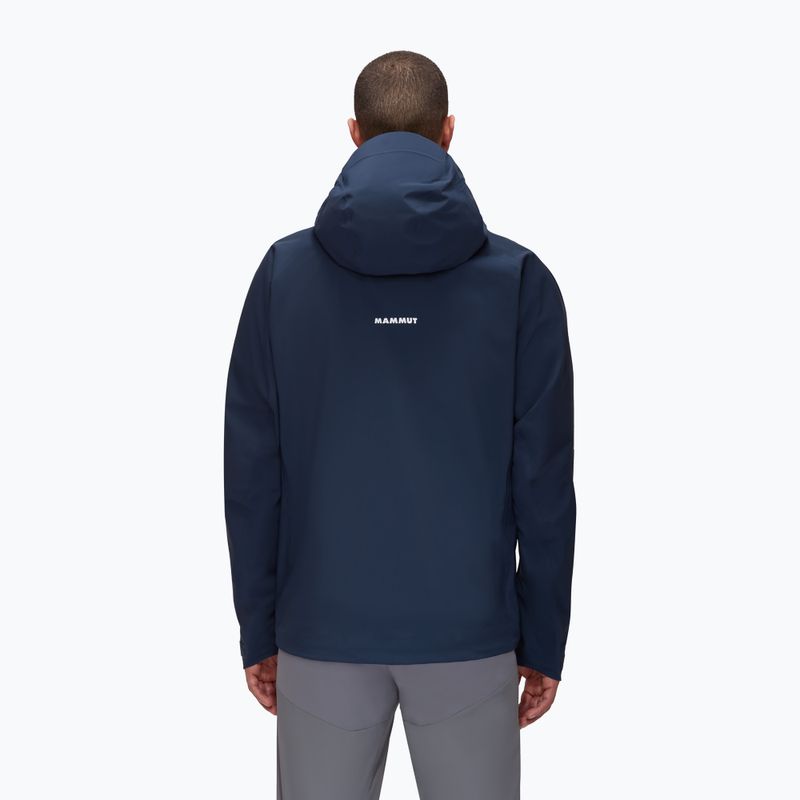 Kurtka przeciwdeszczowa męska Mammut 160 Years Taiss HS Hooded marine 3