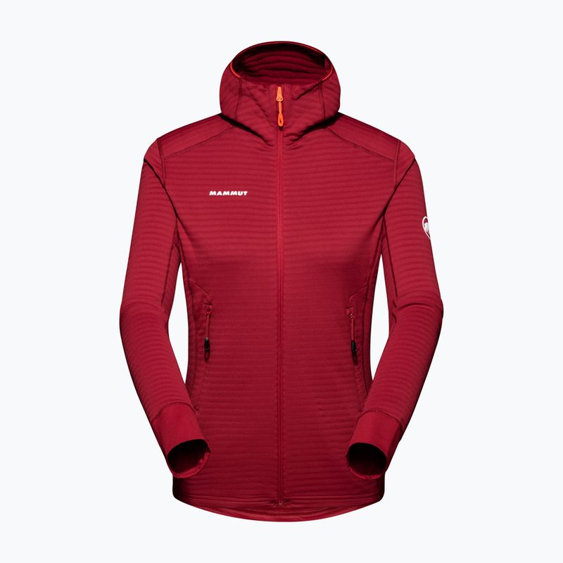 Bluza trekkingowa damska Mammut Aconcagua Light ML Hooded blood red 7