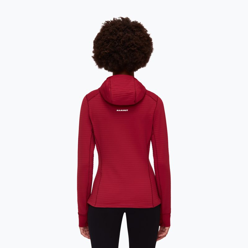 Bluza trekkingowa damska Mammut Aconcagua Light ML Hooded blood red 10