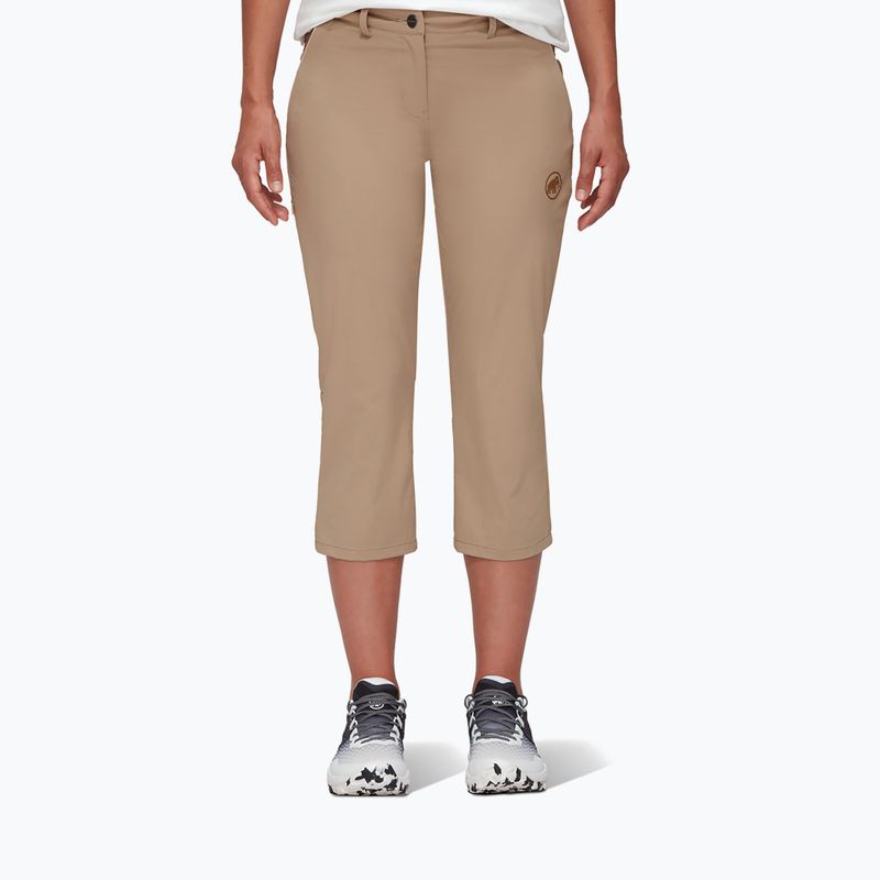 Spodnie trekkingowe damskie Mammut Runbold 3/4 safari