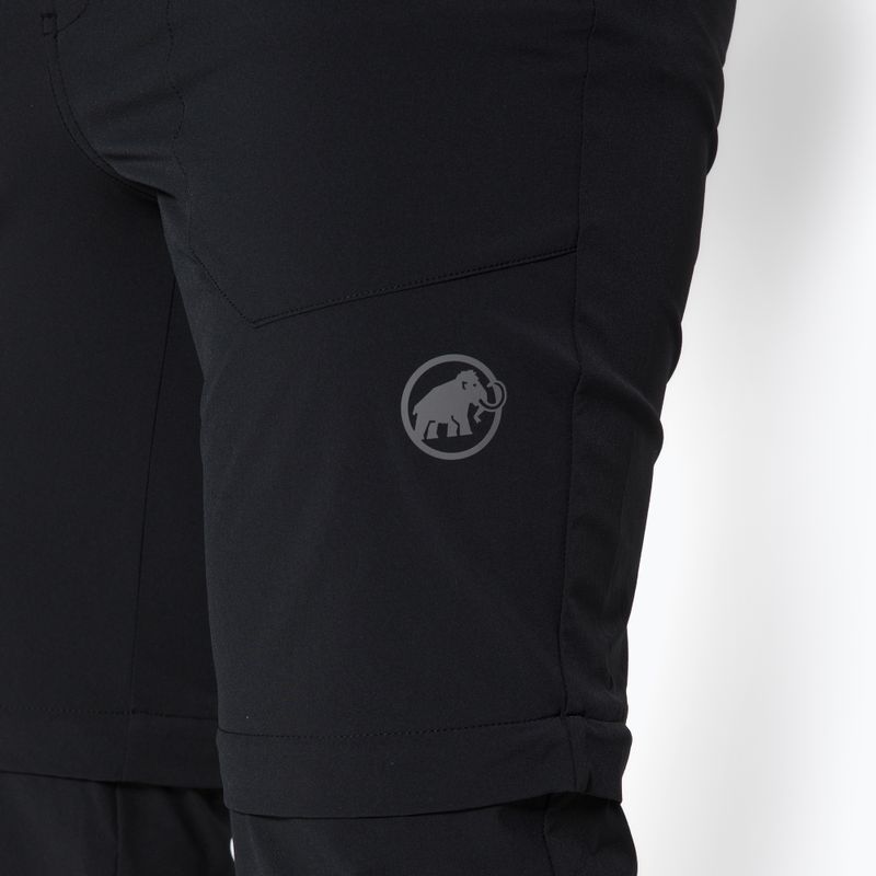 Spodnie trekkingowe męskie Mammut Runbold Zip Off black 4