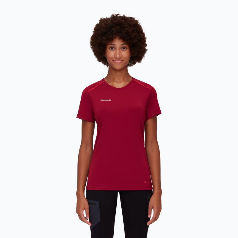 Koszulka trekkingowa damska Mammut Sertig blood red/hot red
