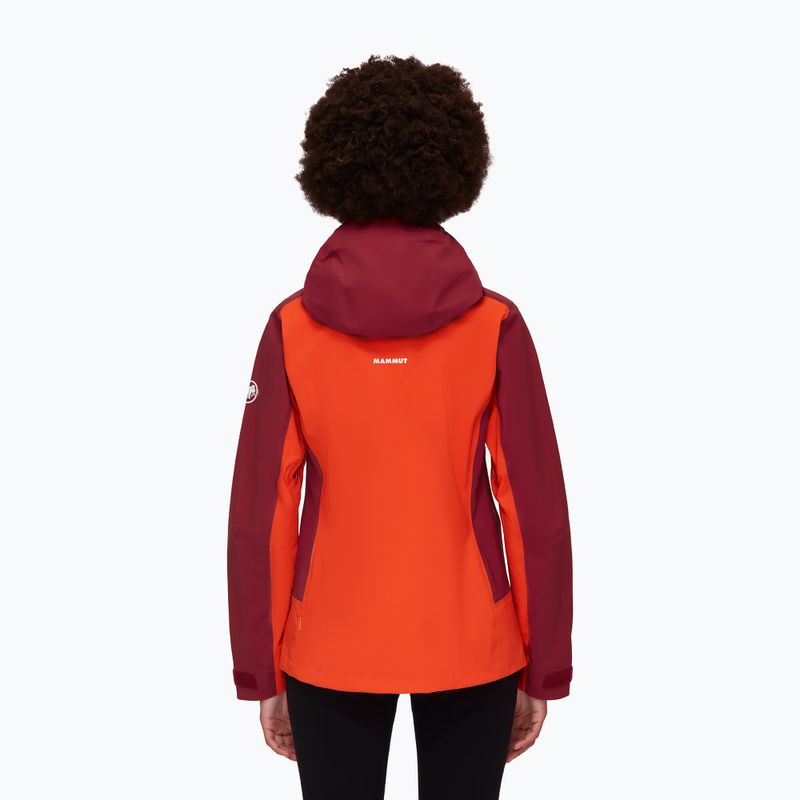 Kurtka przeciwdeszczowa damska Mammut Alto Guide HS hot red blood red 2