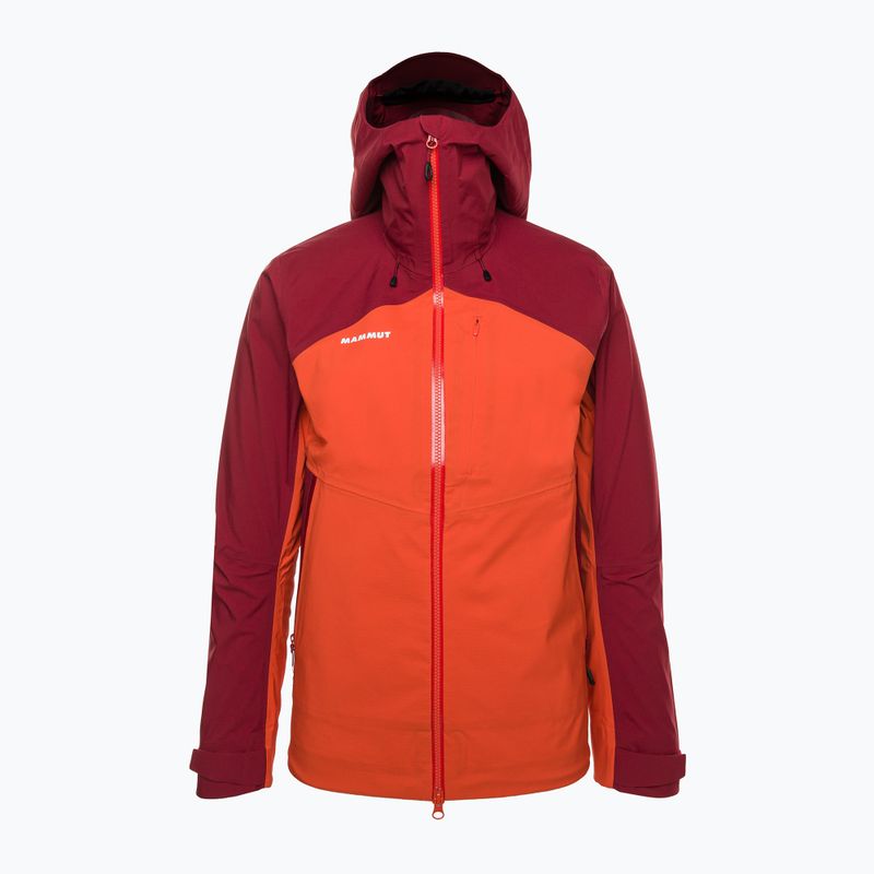 Kurtka przeciwdeszczowa damska Mammut Alto Guide HS hot red blood red 4