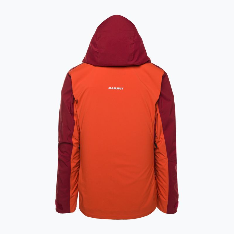 Kurtka przeciwdeszczowa damska Mammut Alto Guide HS hot red blood red 5