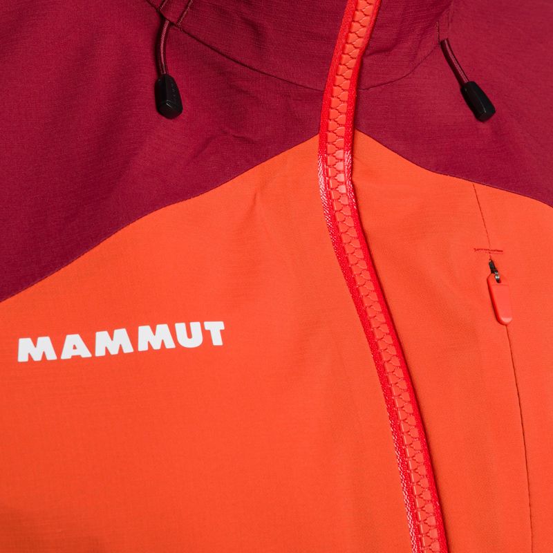 Kurtka przeciwdeszczowa damska Mammut Alto Guide HS hot red blood red 6