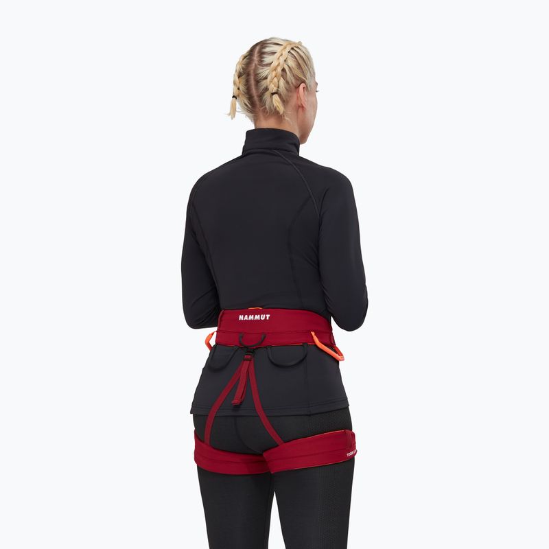 Uprząż wspinaczkowa damska Mammut Togir 2.0 3 Slide blood red 6