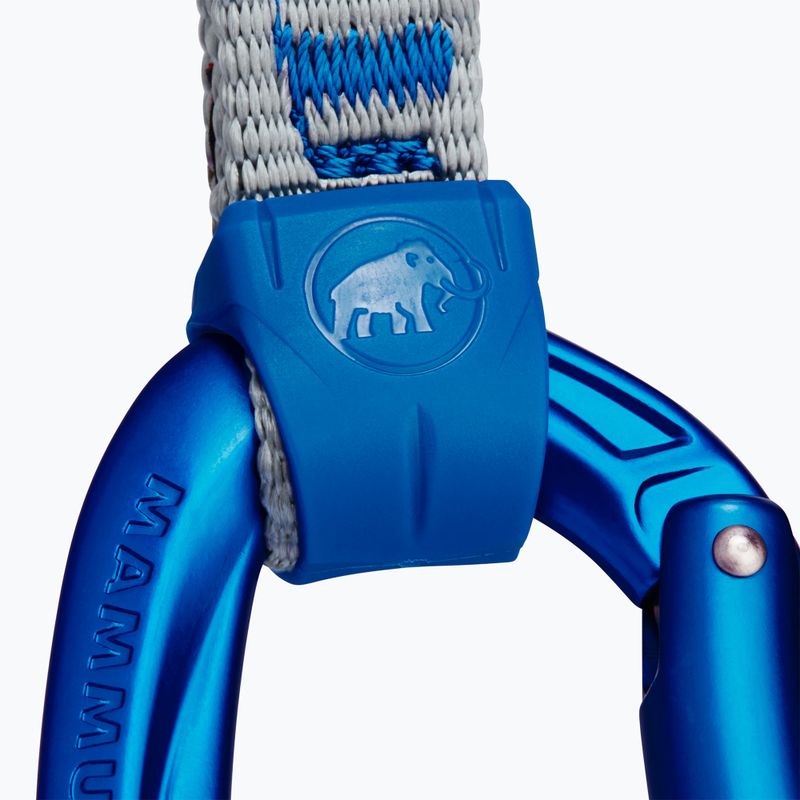 Zestaw ekspresów wspinaczkowych Mammut Crag Keylock Indicator 6 szt. silver ultramarine 2