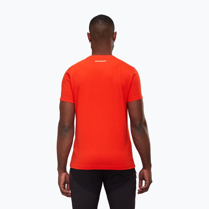Koszulka trekkingowa męska Mammut Core Snow hot red 2