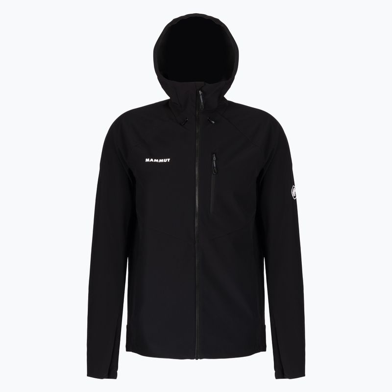 Kurtka softshell męska Mammut Ultimate Comfort SO Hooded black