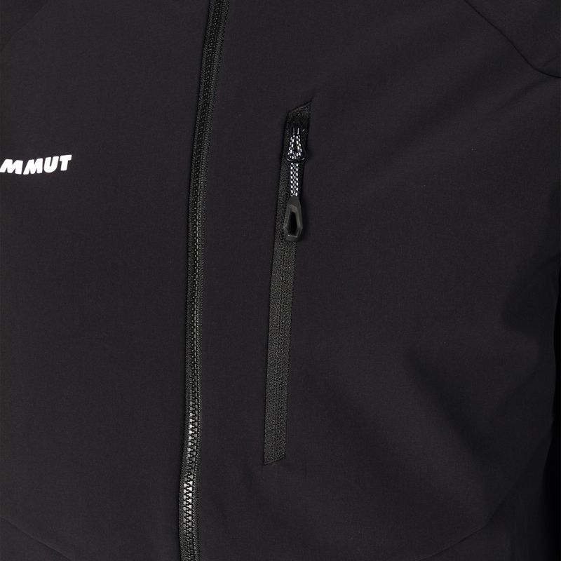 Kurtka softshell męska Mammut Ultimate Comfort SO Hooded black 3