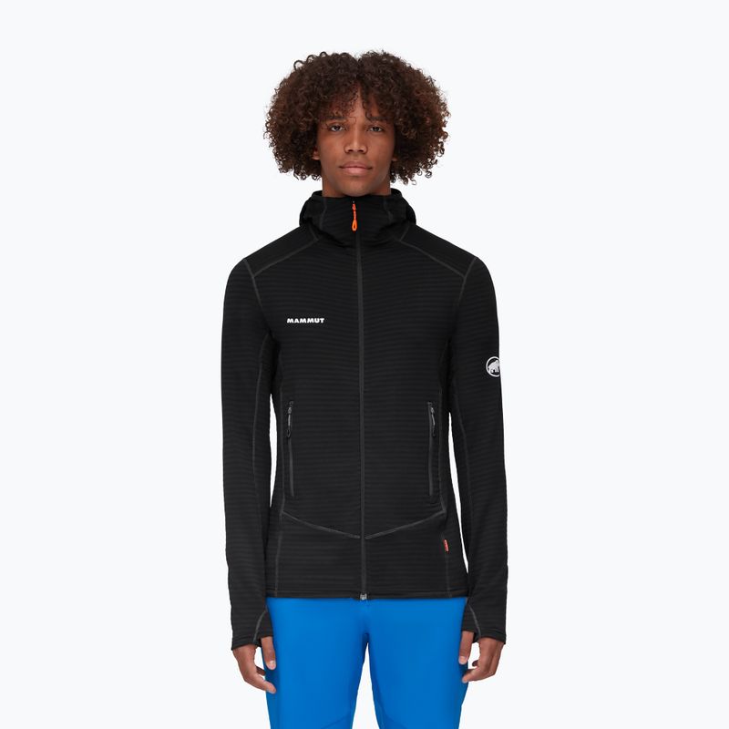 Bluza trekkingowa męska Mammut Taiss Light ML Hooded black