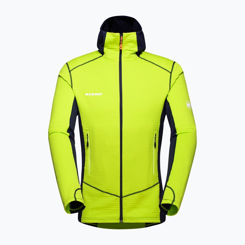 Bluza trekkingowa męska Mammut Taiss Light ML Hooded highlime/marine 8