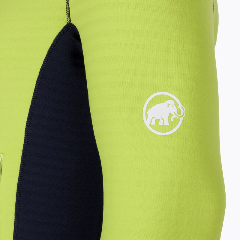 Bluza trekkingowa męska Mammut Taiss Light ML Hooded highlime/marine 7