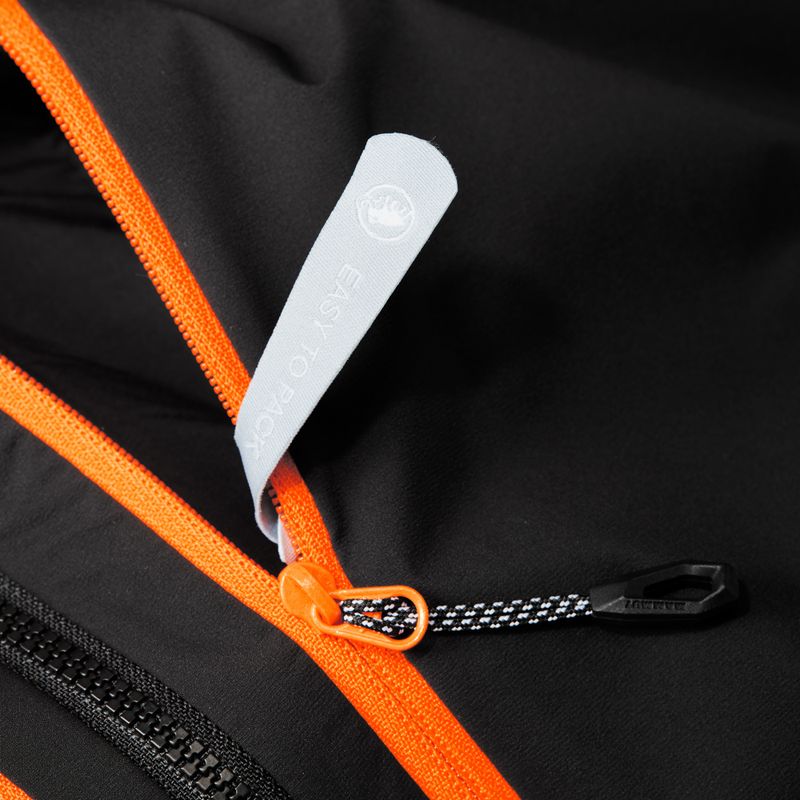 Kurtka hybrydowa męska Mammut Aenergy IN Hybrid black/vibrant orange 6