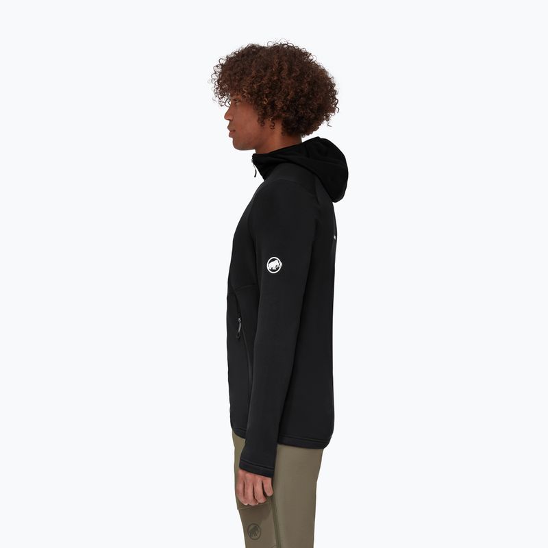 Bluza trekkingowa męska Mammut Aconcagua Light ML Hooded black 3