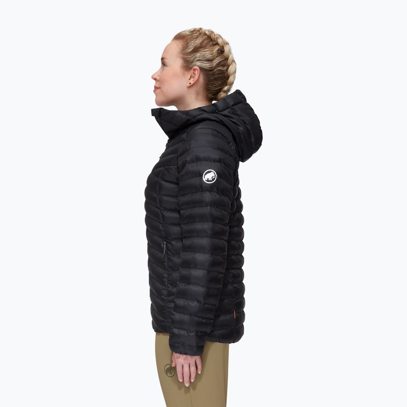 Kurtka ocieplana damska Mammut Albula IN Hooded black 3