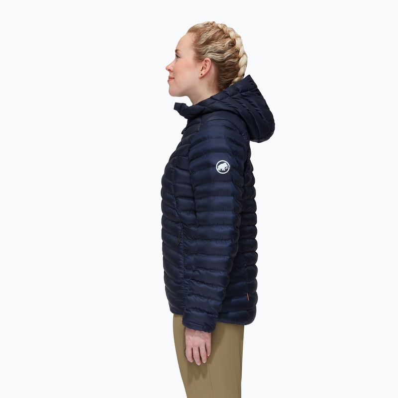 Kurtka ocieplana damska Mammut Albula IN Hooded marine 3