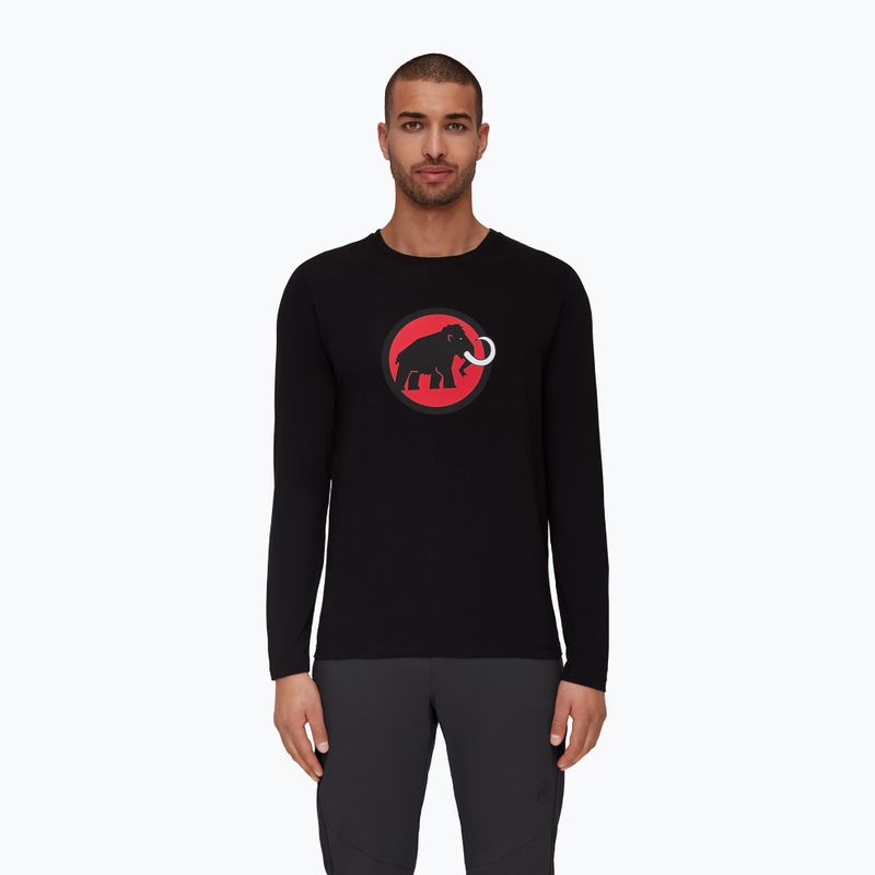 Longsleeve trekkingowy męski Mammut Classic black/spicy
