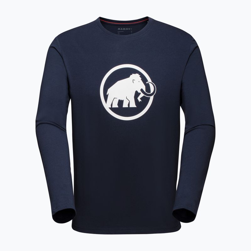 Longsleeve trekkingowy męski Mammut Classic marine 4