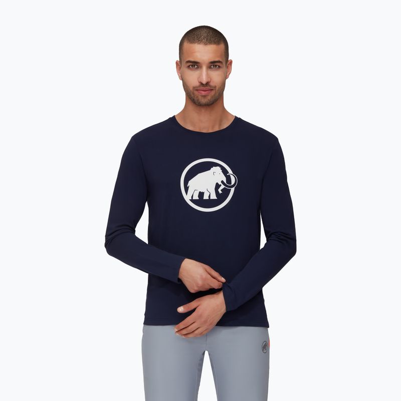 Longsleeve trekkingowy męski Mammut Classic marine