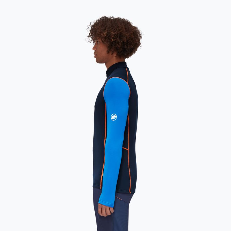 Bluza trekkingowa męska Mammut Aenergy ML Half Zip Pull night/azurit 3
