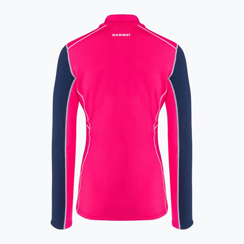 Bluza trekkingowa damska Mammut Aenergy ML Half Zip Pull pink/marine 2