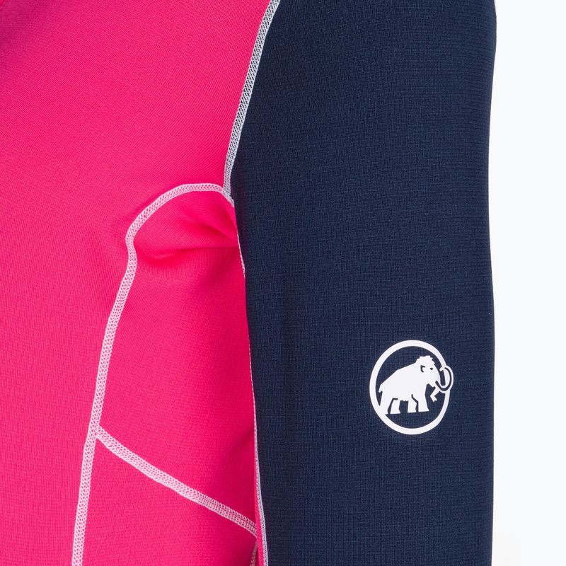 Bluza trekkingowa damska Mammut Aenergy ML Half Zip Pull pink/marine 3