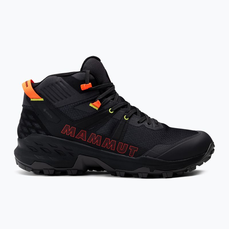 Buty turystyczne  męskie Mammut Sertig II Mid GTX dark titanium/vibrant orange 2