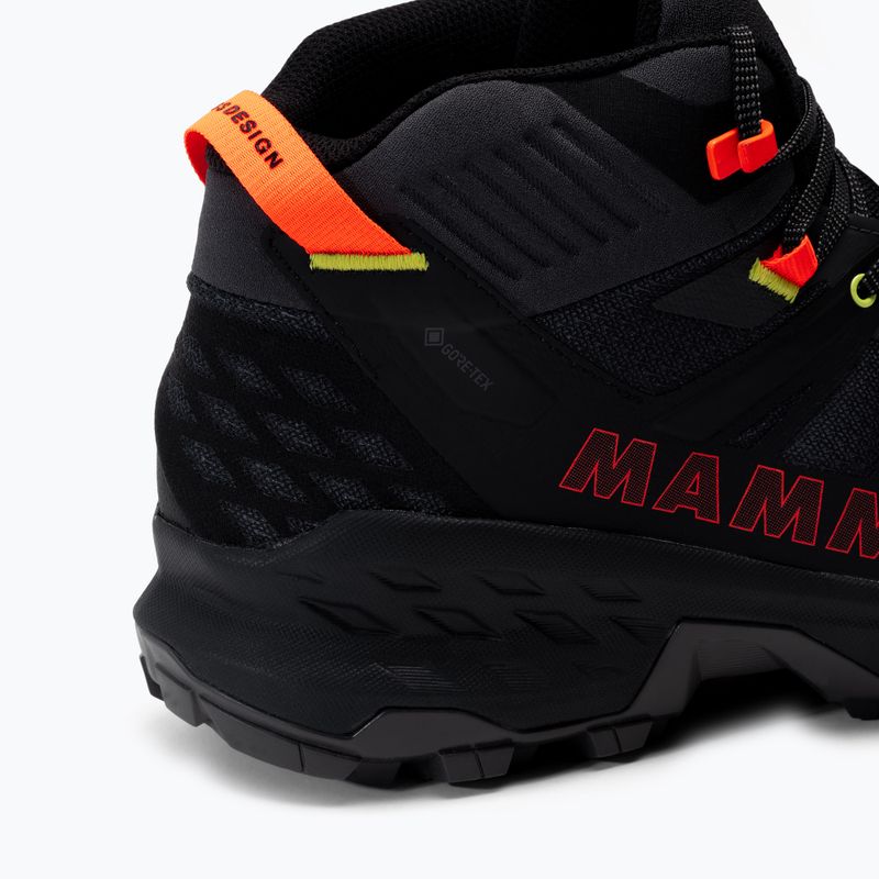 Buty turystyczne  męskie Mammut Sertig II Mid GTX dark titanium/vibrant orange 7