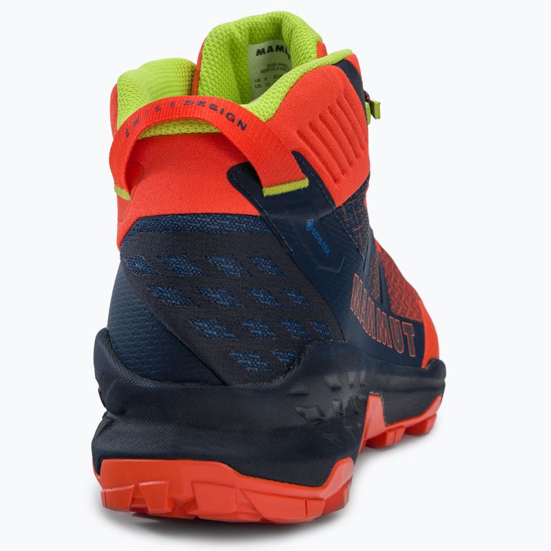 Buty turystyczne  męskie Mammut Sertig II Mid GTX hot red/marine 8