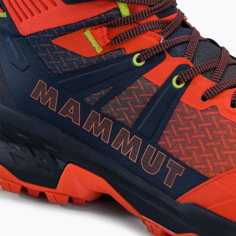 Buty turystyczne  męskie Mammut Sertig II Mid GTX hot red/marine 10
