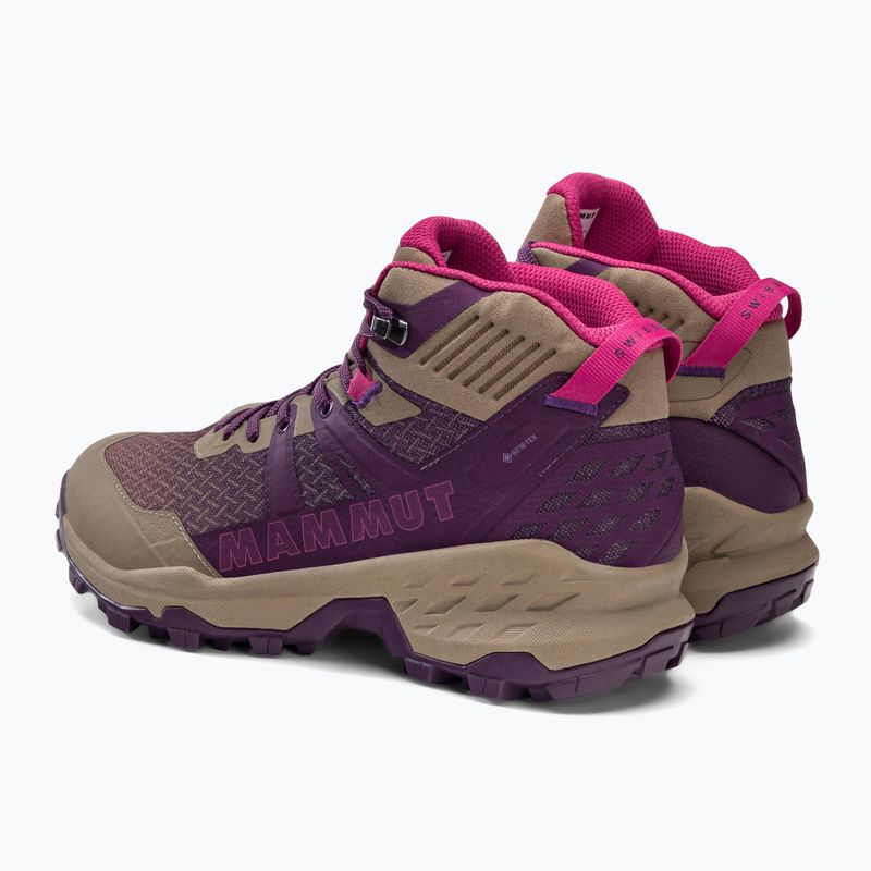 Buty turystyczne  damskie Mammut Sertig II Mid GTX safari/grape 3