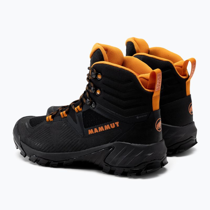 Buty trekkingowe męskie Mammut Sapuen High GTX black/dark radiant 3