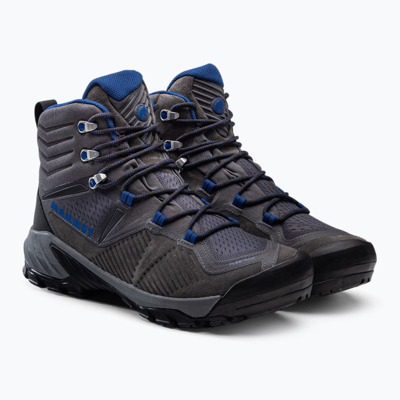 Buty trekkingowe męskie Mammut Sapuen High GTX dark titanium/dark ice 5