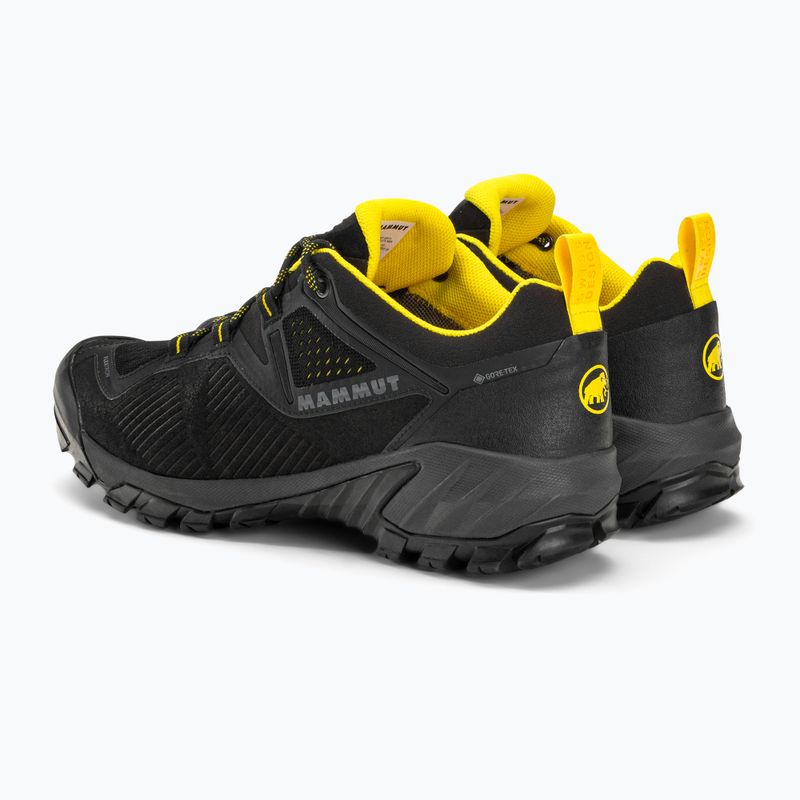 Buty trekkingowe męskie Mammut Sapuen Low GTX black/dark blazing 3