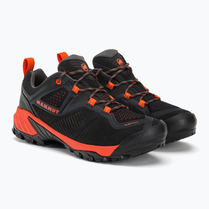 Buty trekkingowe męskie Mammut Sapuen Low GTX black/hot red 4