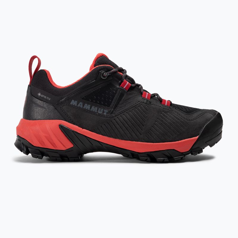 Buty trekkingowe damskie Mammut Sapuen Low GTX black/sunset 2