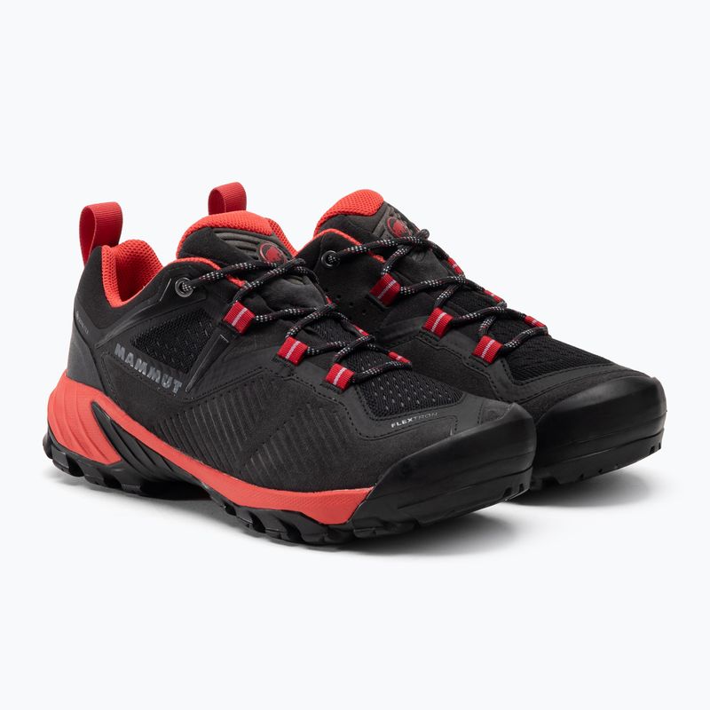 Buty trekkingowe damskie Mammut Sapuen Low GTX black/sunset 4