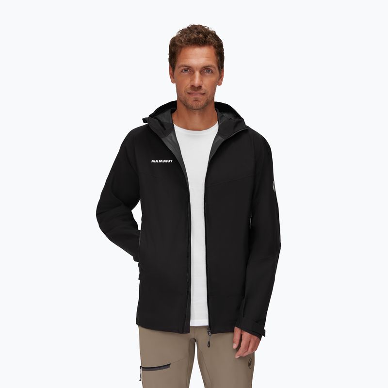 Kurtka przeciwdeszczowa męska Mammut Convey Tour HS Hooded 2022 black