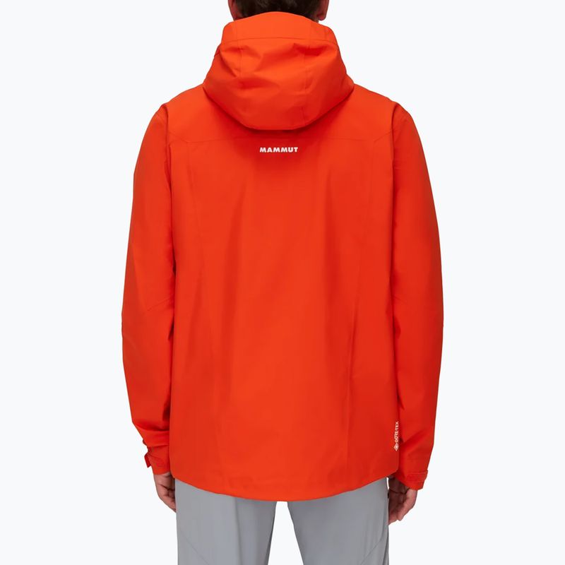 Kurtka przeciwdeszczowa męska Mammut Convey Tour HS Hooded hot red 4