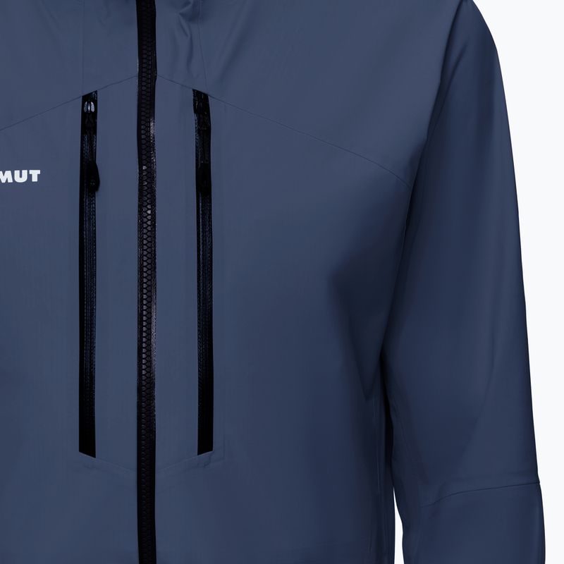 Kurtka przeciwdeszczowa męska Mammut Taiss HS Hooded marine 5