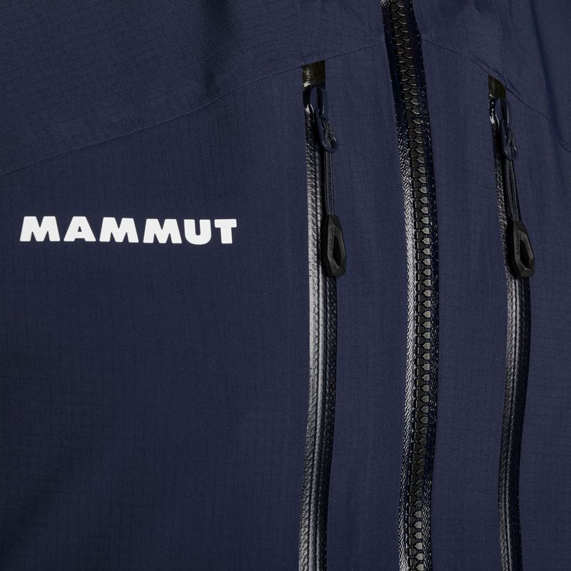 Kurtka przeciwdeszczowa męska Mammut Taiss HS Hooded marine 3
