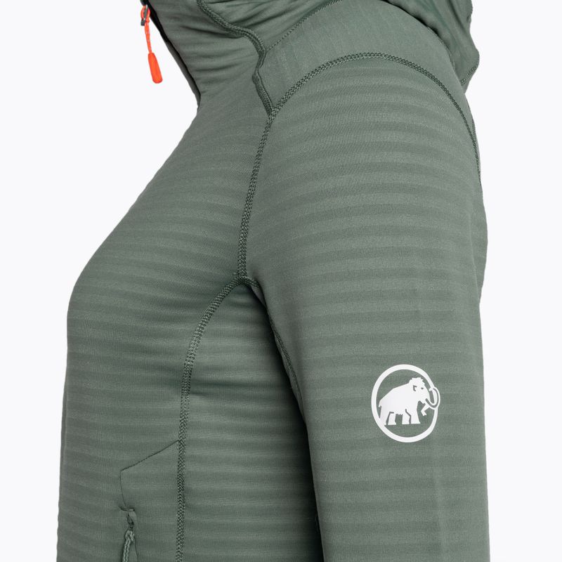 Bluza trekkingowa damska Mammut Taiss Light ML Hooded dark jade/black 8