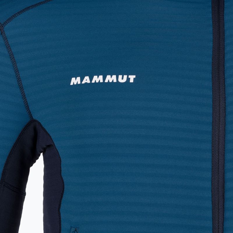 Bluza trekkingowa męska Mammut Taiss Light ML Hooded deep ice/marine 6