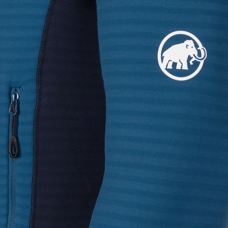 Bluza trekkingowa męska Mammut Taiss Light ML Hooded deep ice/marine 7