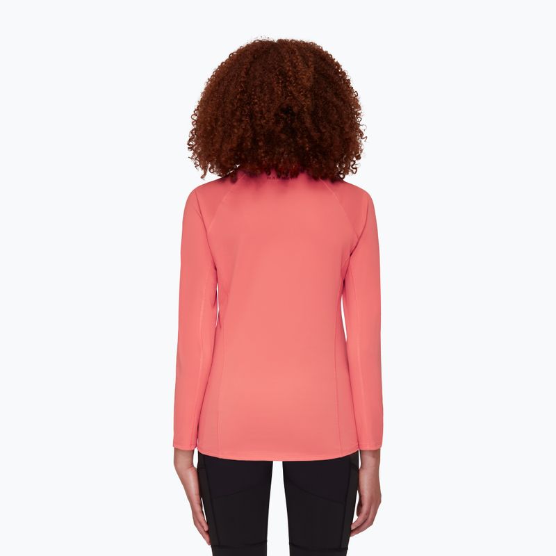 Longsleeve trekkingowy damski Mammut Selun FL Longsleeve Logo salmon 2